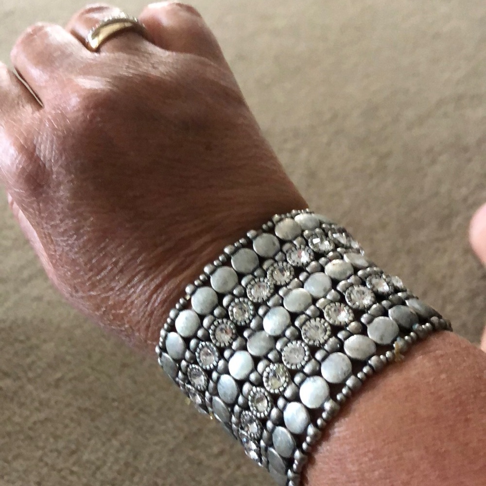 Silver dressy bracelet